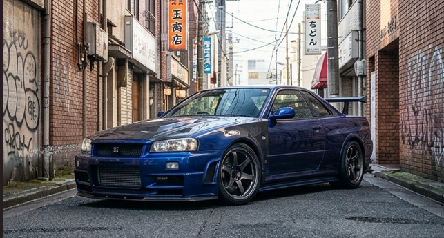 
								Nissan GTR R34 full									